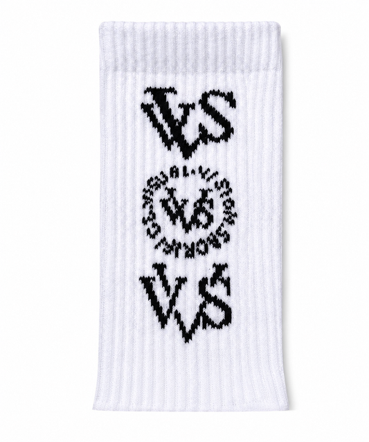 VVS Stacked Logo Crew Socks(4pack)