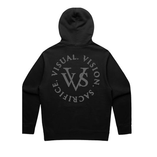 "Tri Logo" VVS Black/Grey Hoodie