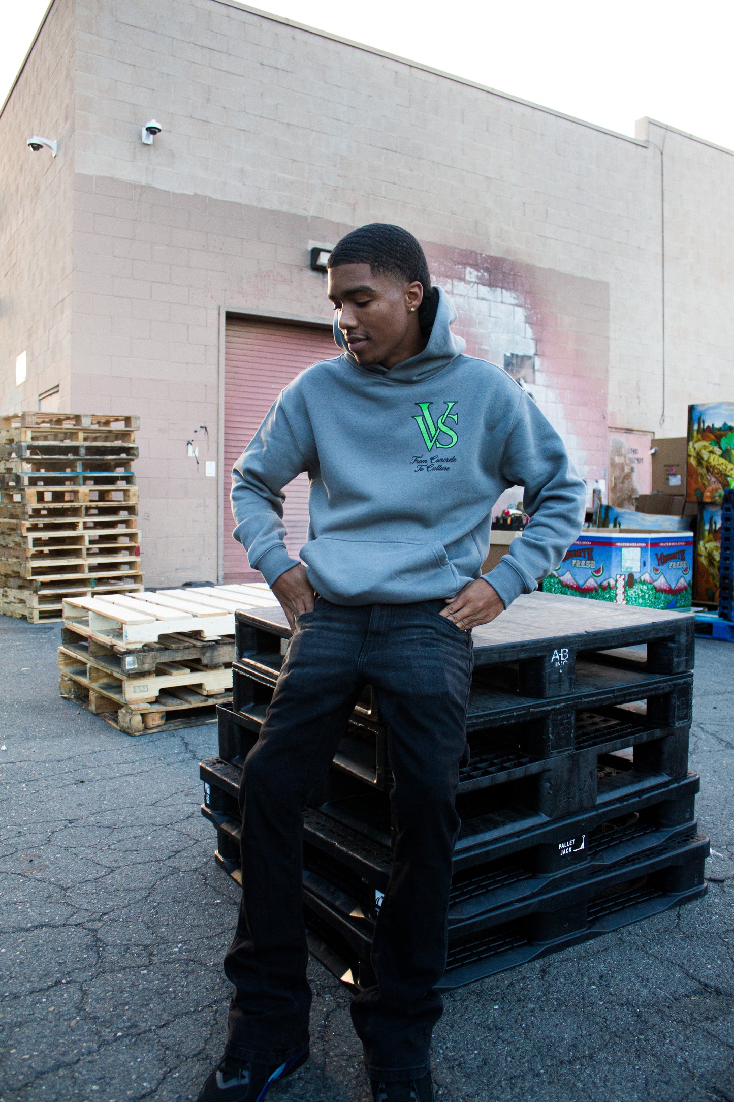 "Halloween" VVS Grey Hoodie