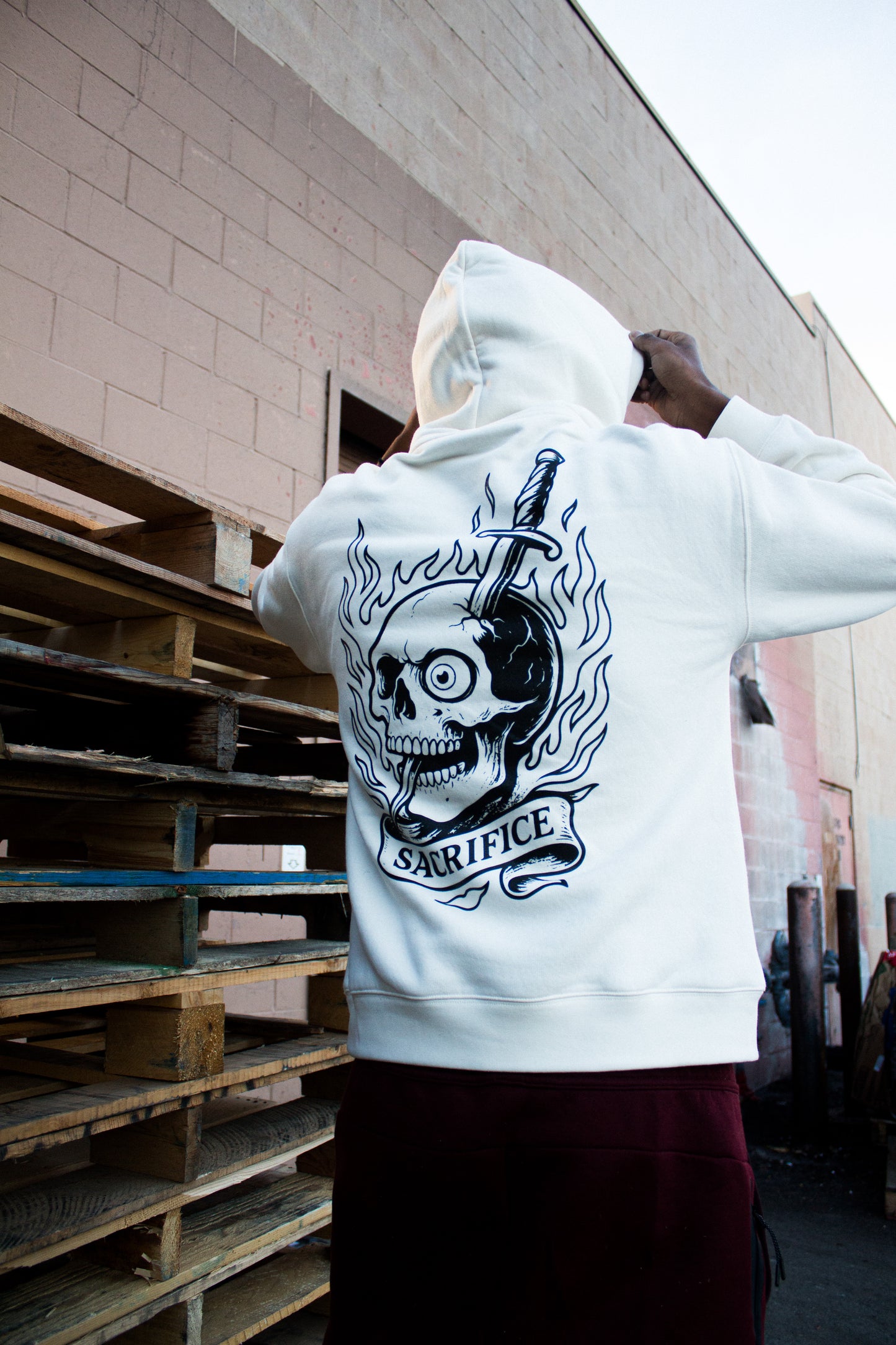 "Halloween" VVS Cream Hoodie