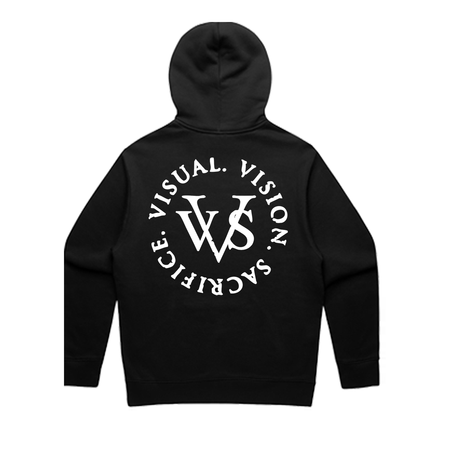 "Tri Logo" VVS Black/White Hoodie