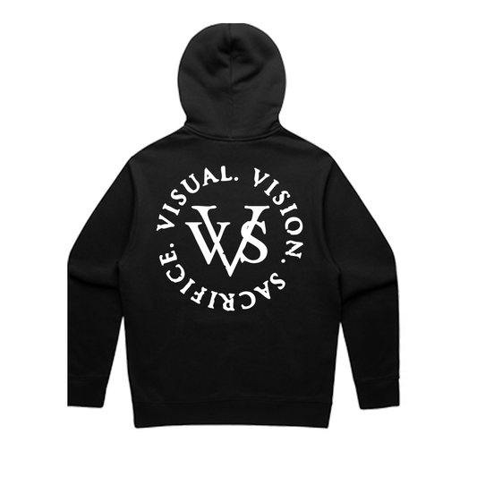 "Tri Logo" VVS Black/White Hoodie